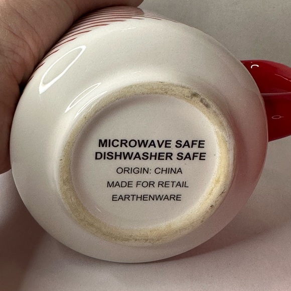 Target Christmas Stackable Ceramic Hot Cocoa Mugs set of 2 - Picture 3 of 3